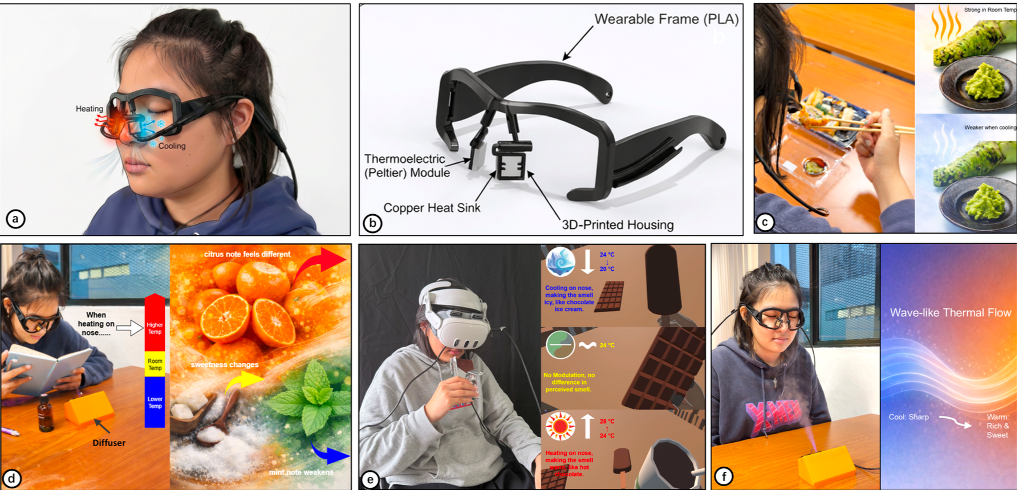 ThermOlfactory localized nasal thermal stimulation system