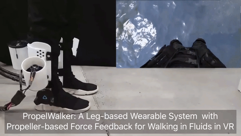PropelWalker leg-based wearable force feedback system