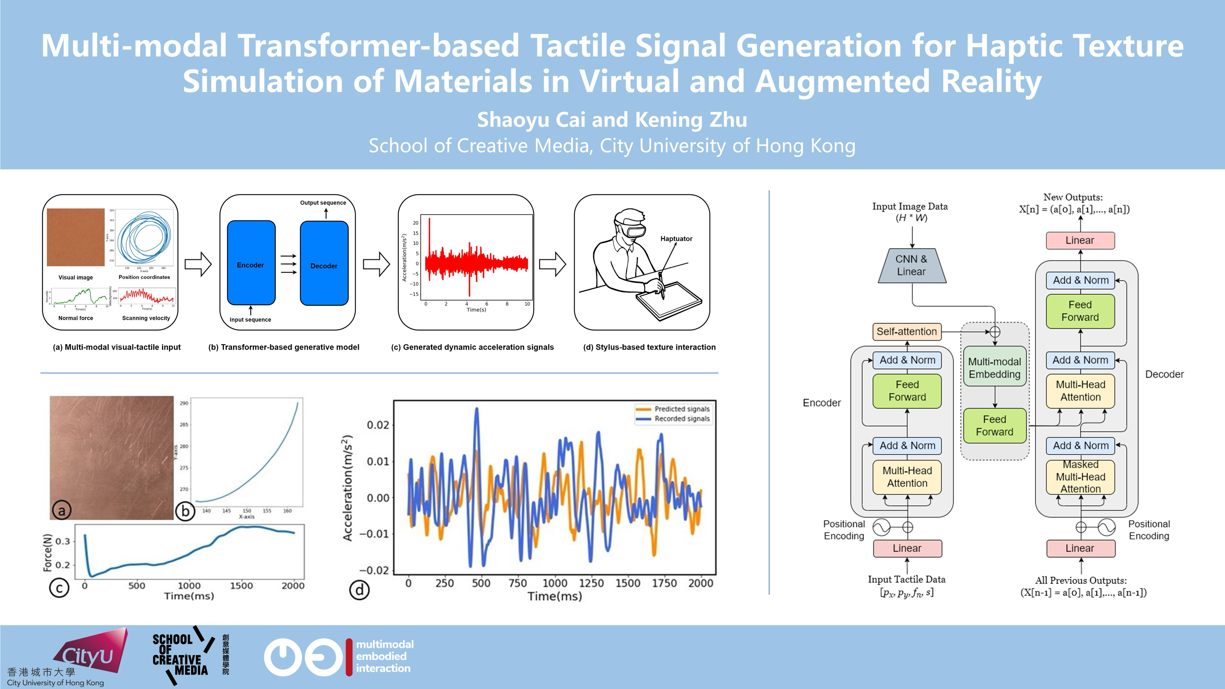 TacTransformer tactile signal generation project